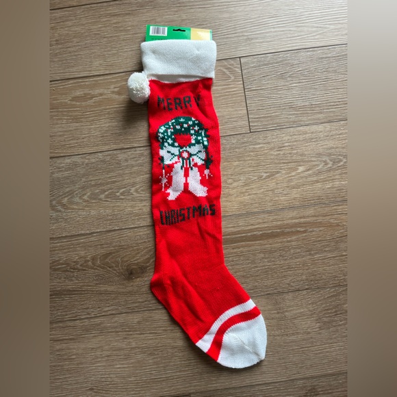 NWT "Merry Christmas" vintage 24" stocking - Picture 2 of 2